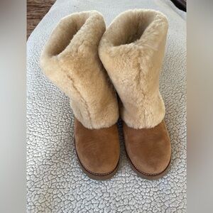 Cozy Ugg Marylin Tan Shearling Boots